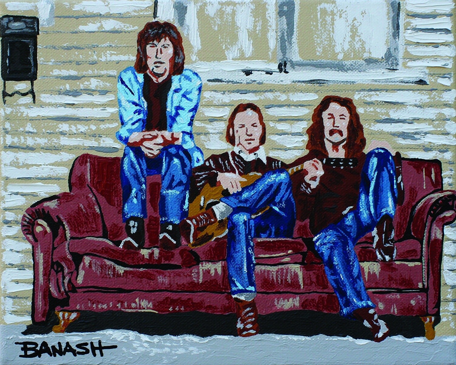 FOLK NO. 5 | LOOSE PRINT | ACRYLIC PAINTING | 3:4 RATIO