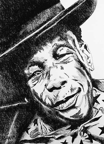 DELTA BLUES NO. 7 | CANVAS | CHARCOAL | 3:4 RATIO