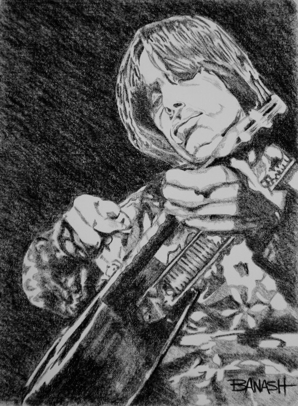 ROCK N&#39; ROLL NO. 15 CIRCA 1970 | LOOSE PRINT | CHARCOAL | 3:4 RATIO