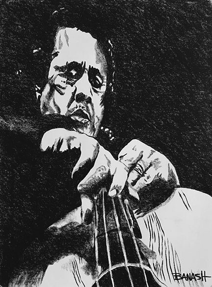JAZZ NO. 2 | CANVAS | CHARCOAL | 3:4 RATIO