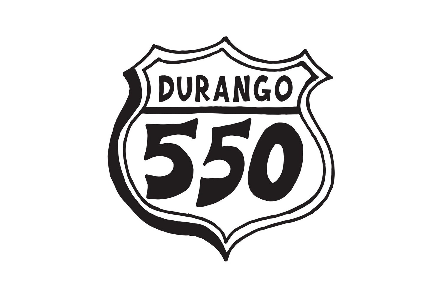 DGO 550 HWY SHIELD POSTCARD, Size: 4x6