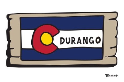 LOOSE CO FLAG DGO SIGN POSTCARD