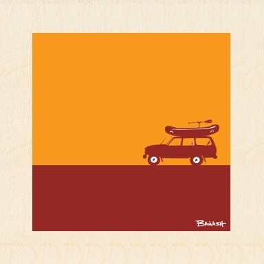 CATCH A RIVER LAND CRUISER | LOOSE PRINT | 1:1 RATIO | 1:3 RATIO | LIFESTYLE | ILLUSTRATION