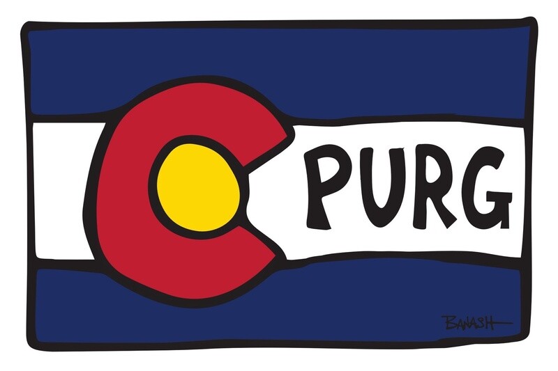 LOOSE CO FLAG PURG POSTCARD
