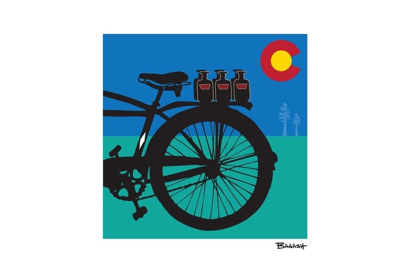 SCHWINN BEER RACK POSTCARD