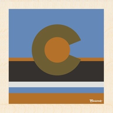 CO LOGO DESERT LINES | CANVAS | 1:1 RATIO | LIFESTYLE | ILLUSTRATION