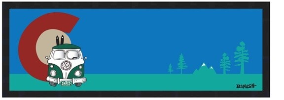 CO LOOSE LOGO SKI BUS SHRED | CANVAS | 1:3 RATIO | LIFESTYLE | ILLUSTRATION