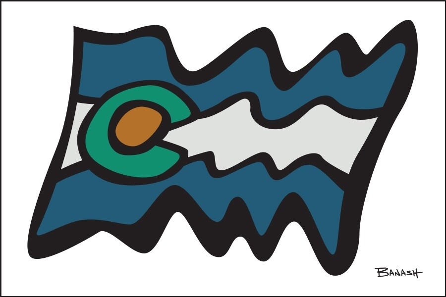 CO LOGO FLAG WAVY | LOOSE PRINT | 1:1 RATIO | 2:3 RATIO | LIFESTYLE | ILLUSTRATION