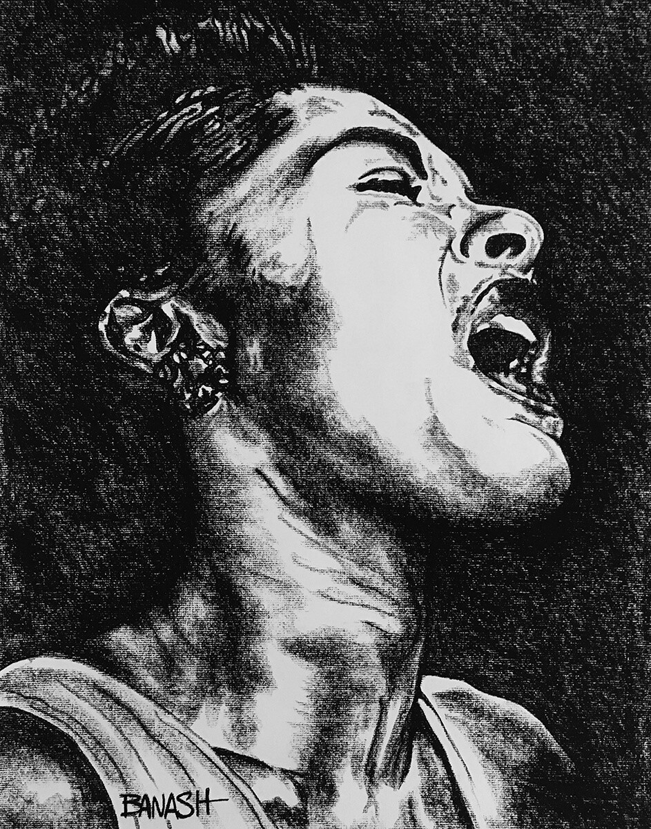 JAZZ NO. 7 | CANVAS | CHARCOAL | 3:4 RATIO