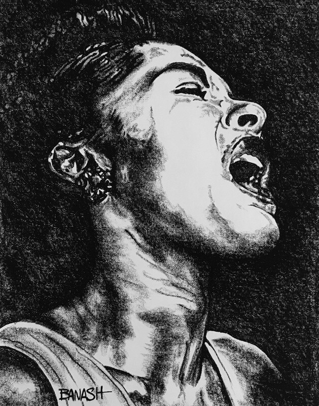 JAZZ NO. 7 | CANVAS | CHARCOAL | 3:4 RATIO