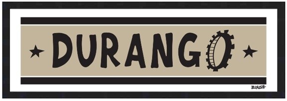 DURANGO TRAIL TIRE COMP STRIPE | LOOSE PRINT | 1:3 RATIO | LIFESTYLE | ILLUSTRATION
