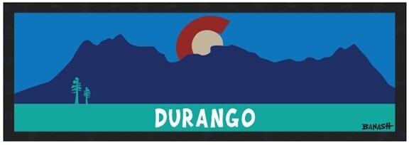 DURANGO LA PLATA CO LOGO | LOOSE PRINT | 1:3 RATIO | LIFESTYLE | ILLUSTRATION
