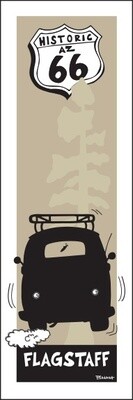 FLAGSTAFF HISTORIC AZ 66 BUS TAIL AIR | LOOSE PRINT | 1:3 RATIO | LIFESTYLE | ILLUSTRATION