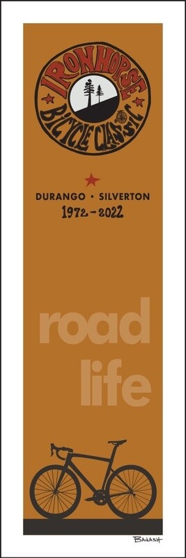 IRON HORSE BICYCLE CLASSIC ROAD LIFE DESERT | LOOSE PRINT | STOKED PHRASES | 1:3 RATIO | LIFESTYLE | ILLUSTRATION