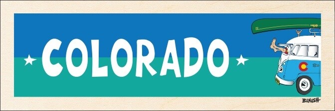 GREM 10 BUS CANOE LRG COLORADO | CANVAS | 1:3 RATIO | LIFESTYLE | ILLUSTRATION