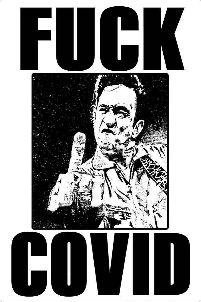 COUNTRY NO. 3 &quot;F*** COVID&quot; | LOOSE PRINT | ILLUSTRATION | 2:3 RATIO, Size: 4x6