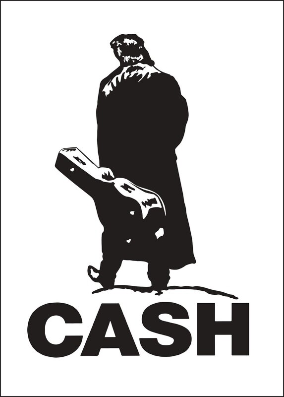 COUNTRY NO. 1 &quot;CASH&quot; | STICKER