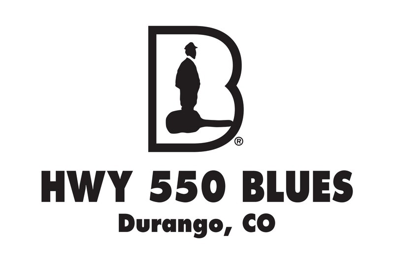 HWY 550 BLUES DURANGO LOGO POSTCARD