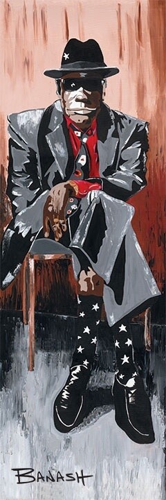 DELTA BLUES NO. 5 | CANVAS | ACRYLIC PAINTING | 1:3 RATIO