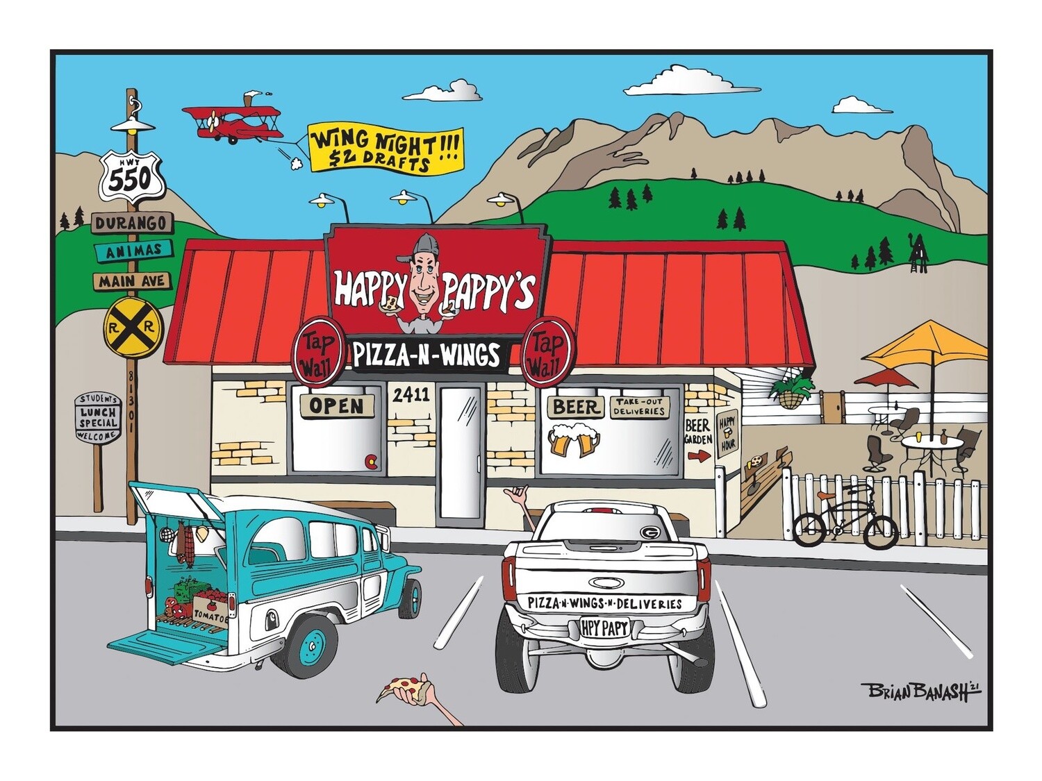 HAPPY PAPPY&#39;S | CANVAS | 3:4 RATIO | LIFESTYLE | ILLUSTRATION