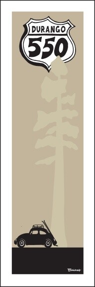 HWY 550 SKI BUG PINE | LOOSE PRINT | 1:3 RATIO | LIFESTYLE | ILLUSTRATION