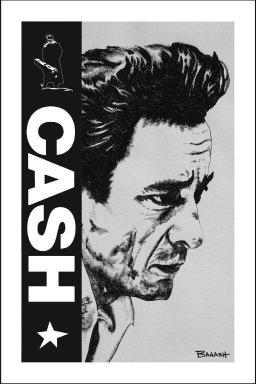 COUNTRY NO. 4 &quot;CASH&quot; | LOOSE PRINT | ILLUSTRATION | 2:3 RATIO