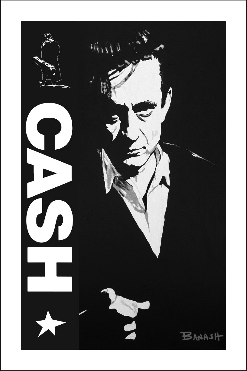 COUNTRY NO. 2 &quot;CASH&quot; | CANVAS | ILLUSTRATION | 2:3 RATIO