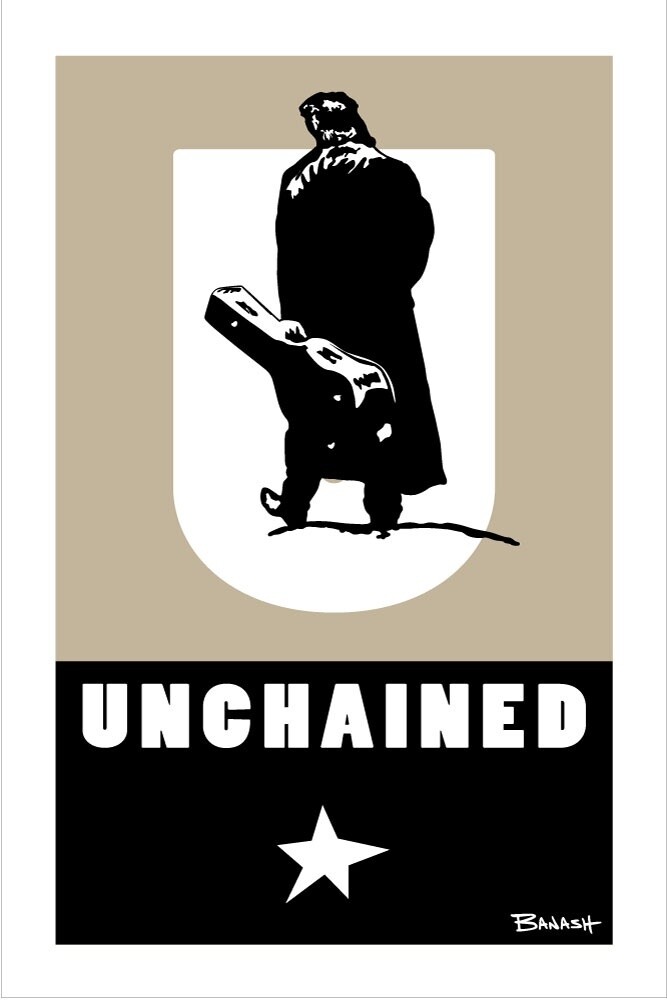 COUNTRY NO. 1 UNCHAINED &quot;U&quot; | LOOSE PRINT | ILLUSTRATION | 2:3 RATIO, Size: 4x6