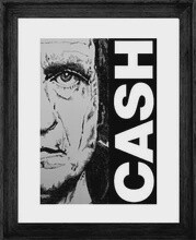 JOHNNY CASH CASH WALK THE LINE | LOOSE PRINT | BLUES | 3:4 RATIO