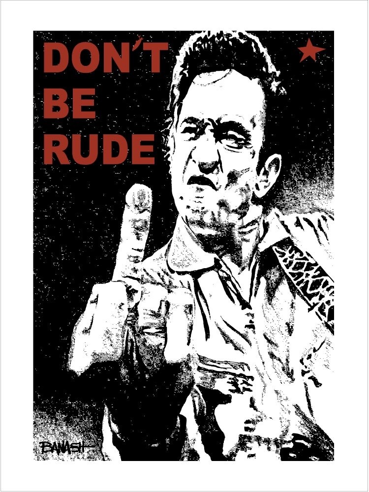 COUNTRY NO. 3 "DON'T BE RUDE" | LOOSE PRINT | ILLUSTRATION | 2:3 RATIO