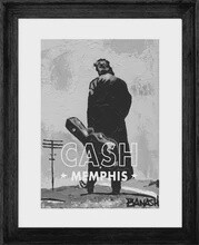 COUNTRY NO. 1 &quot;CASH MEMPHIS&quot; | CANVAS | ILLUSTRATION | 2:3 RATIO