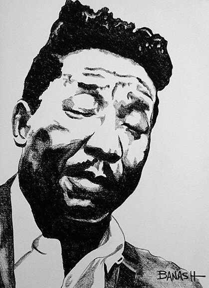 DELTA BLUES NO. 3 | LOOSE PRINT | CHARCOAL | 3:4 RATIO