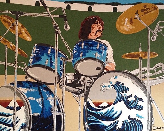 ROCK N&#39; ROLL NO. 23 | CANVAS | ACRYLIC PAINTING | 3:4 RATIO