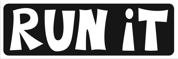 RUN IT | CANVAS | STOKED PHRASES | 1:3 RATIO | LIFESTYLE