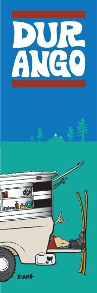 TAILGATE SKI SHACK GREM DURANGO | CANVAS | ILLUSTRATION | LIFESTYLE | 1:3 RATIO