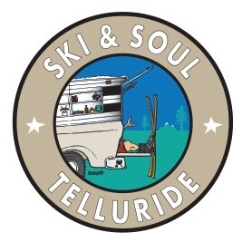 SKI &amp; SOUL TELLURIDE TAILGATE SKI SHACK GREM ROUND | LOOSE PRINT | 1:1 RATIO | LIFESTYLE | ILLUSTRATION