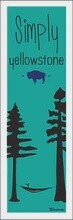 SIMPLY YELLOWSTONE BUFFALO HAMMOCK SHAKA | LOOSE PRINT | ILLUSTRATION | 1:3 RATIO