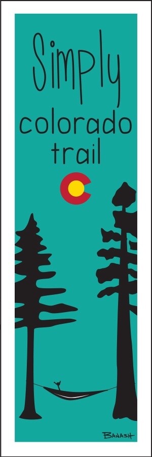 SIMPLY COLORADO TRAIL HAMMOCK SHAKA | LOOSE PRINT | ILLUSTRATION | 1:3 RATIO