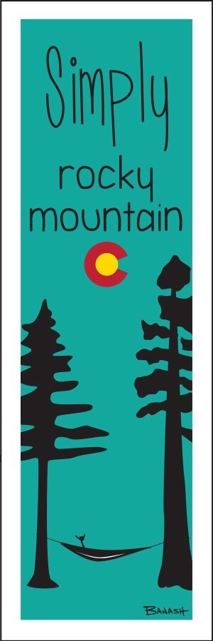 SIMPLY ROCKY MOUNTAIN HAMMOCK SHAKA | LOOSE PRINT | ILLUSTRATION | 1:3 RATIO