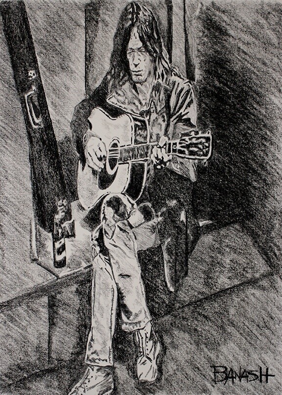 FOLK NO. 2 | LOOSE PRINT | CHARCOAL | 3:4 RATIO