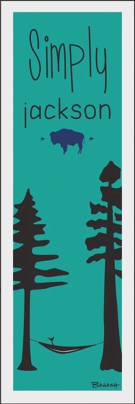 SIMPLY JACKSON BUFFALO HAMMOCK SHAKA | LOOSE PRINT | ILLUSTRATION | 1:3 RATIO