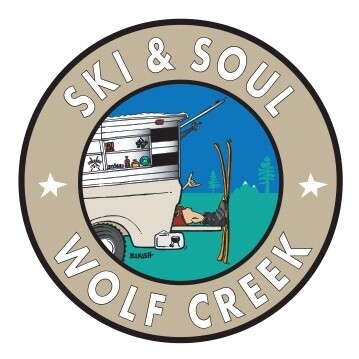 SKI &amp; SOUL WOLF CREEK TAILGATE SKI SHACK GREM ROUND | LOOSE PRINT | 1:1 RATIO | LIFESTYLE | ILLUSTRATION