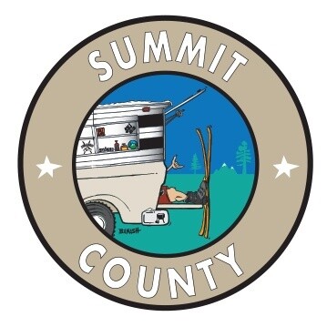 SUMMIT COUNTY TAILGATE SKI SHACK GREM ROUND | LOOSE PRINT | 1:1 RATIO | LIFESTYLE | ILLUSTRATION