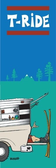 SKI SHACK TAILGATE GREM T-RIDE | LOOSE PRINT | 1:3 RATIO | LIFESTYLE | ILLUSTRATION