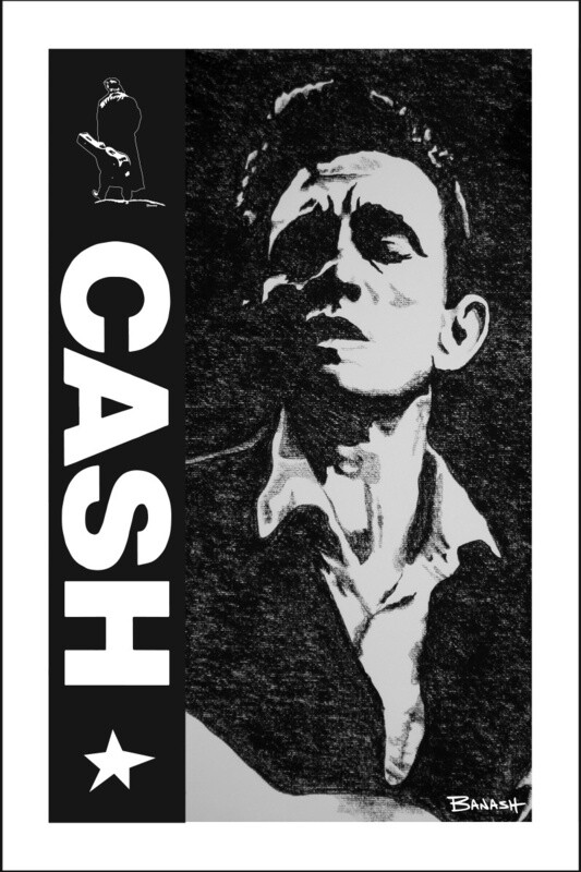 COUNTRY NO. 5 &quot;CASH&quot; | LOOSE PRINT | ILLUSTRATION | 2:3 RATIO
