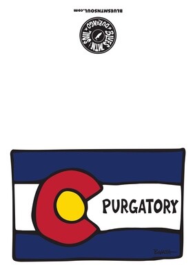 LOOSE CO FLAG "PURGATORY" BLANK CARD