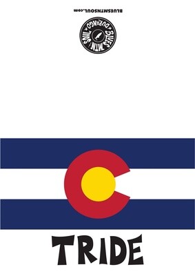 CO FLAG TRIDE BLANK CARD