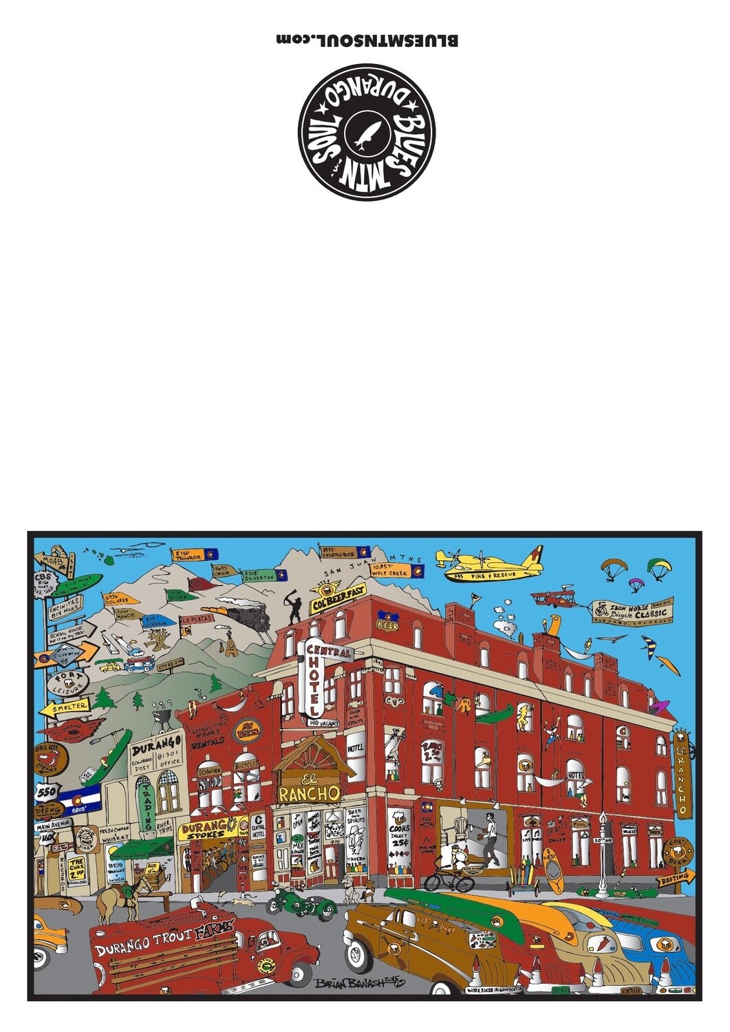 EL RANCHO BLANK CARD