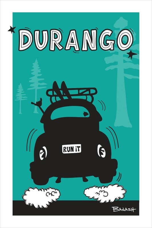 DURANGO SKI BUG TAIL AIR | LOOSE PRINT | 1:3 RATIO | LIFESTYLE | ILLUSTRATION
