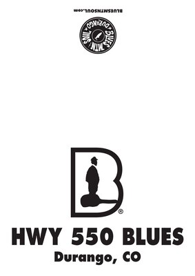 HWY 550 BLUES LOGO BLANK CARD